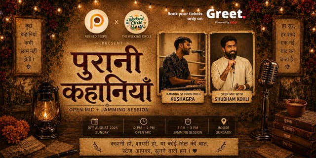 🎙️ Purani Kahaniyaan – Open Mic + Jamming Session 🎶