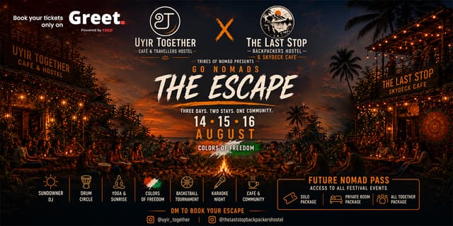 The Escape – A 3-Day Community Getaway