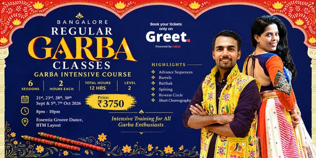 Bangalore Regular Garba Classes 2026