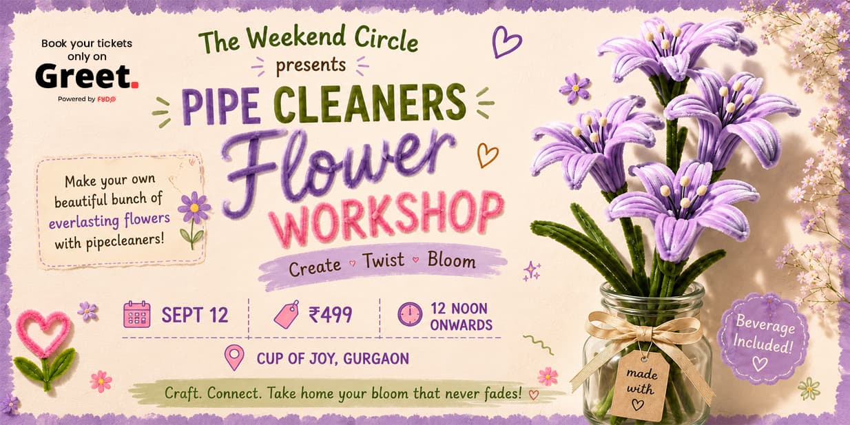 pipe-cleaners-flower-workshop