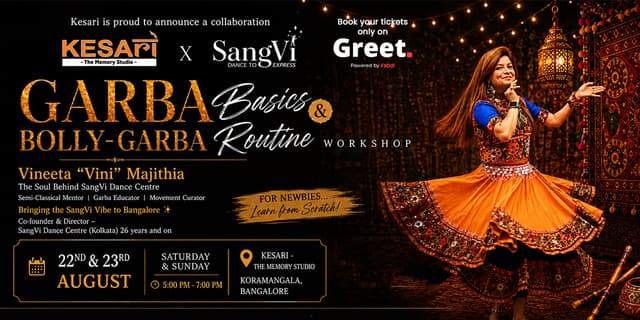 Garba Basics & Bolly-Garba Routine Workshop 