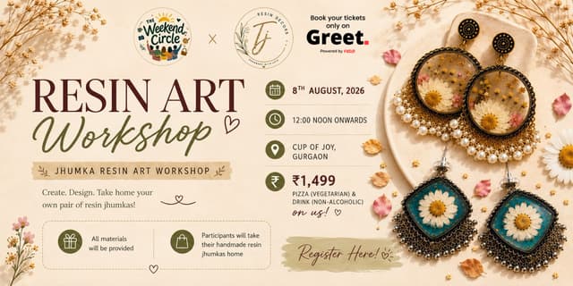 Resin Art Workshop – Jhumka Resin Art Workshop