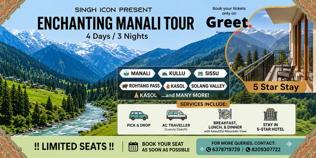 Enchanting Manali Tour