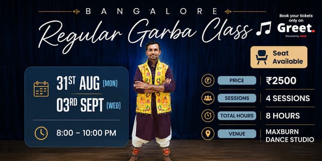 Regular Garba Class – Bangalore 💃✨