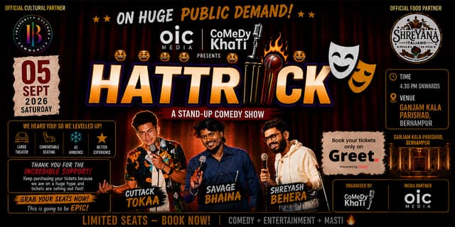 HATTRICK – A Stand-Up Comedy Show