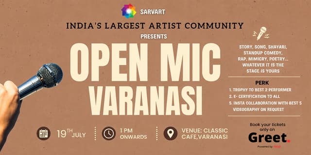 🎤 Open Mic Varanasi